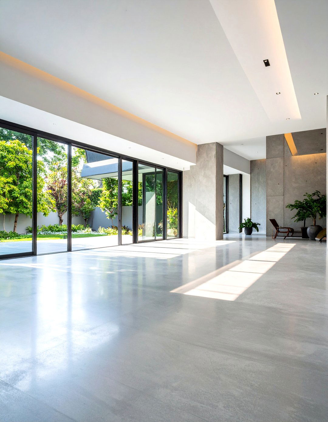 Matte Finish Sealed Concrete - 25 Types of Concrete Floor Finishes
