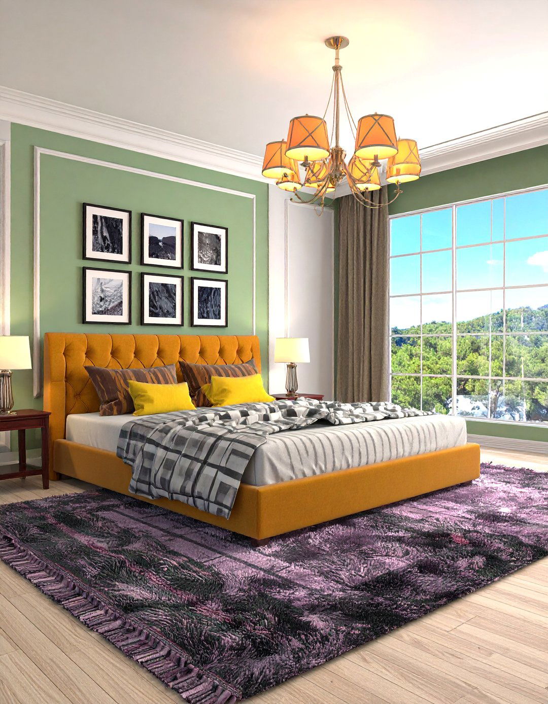 Maximalist Eclectic Bedroom with Bold Patterns and Global Accents - 25 Large Bedroom Design Ideas