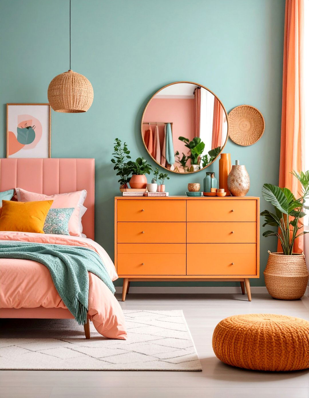 Maximalist Eclectic Dresser with Bold Personal Collections - 25 Dresser Decor Ideas