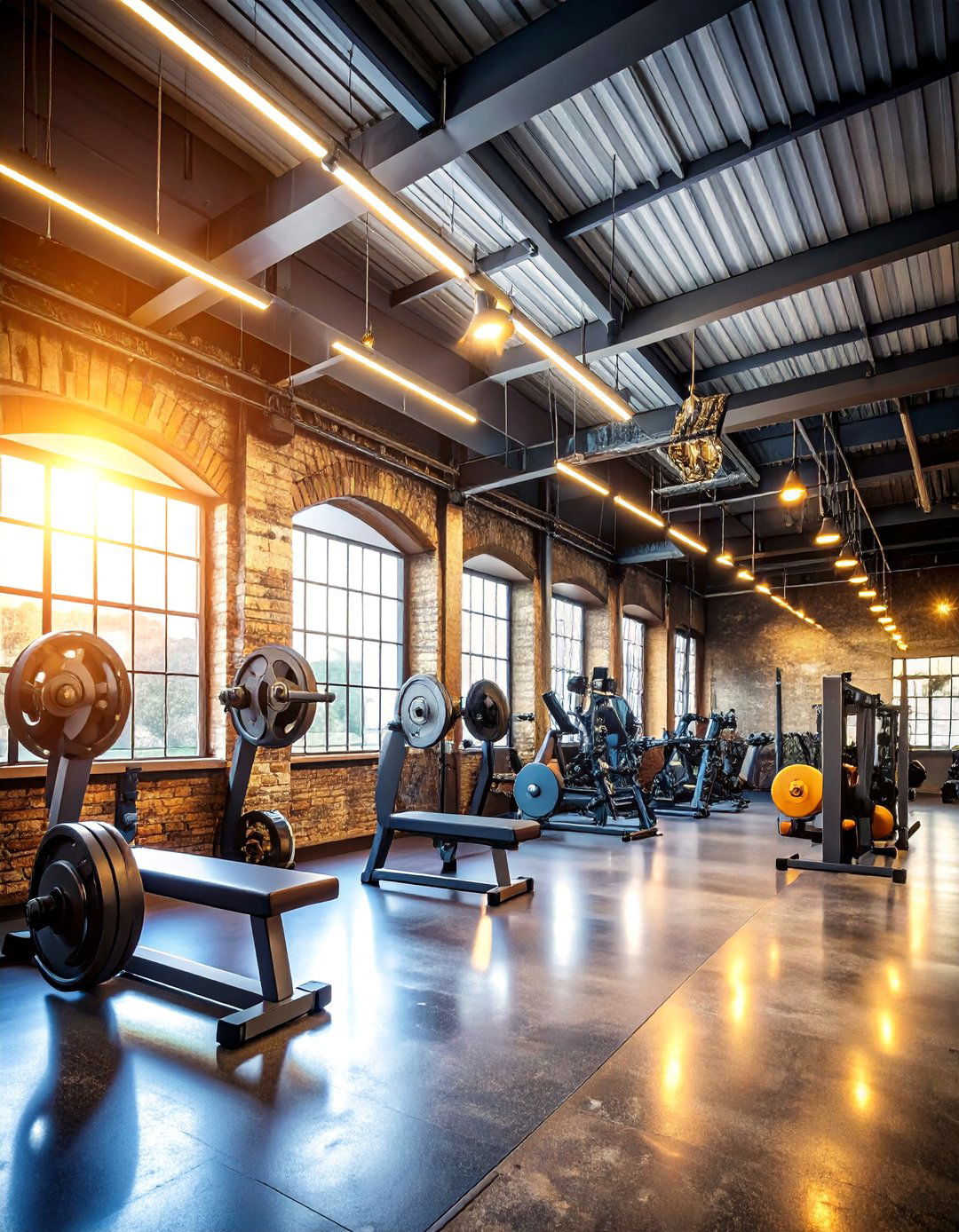 Mechanical Gear Industrial Gym Mural - 25 Gym Murals