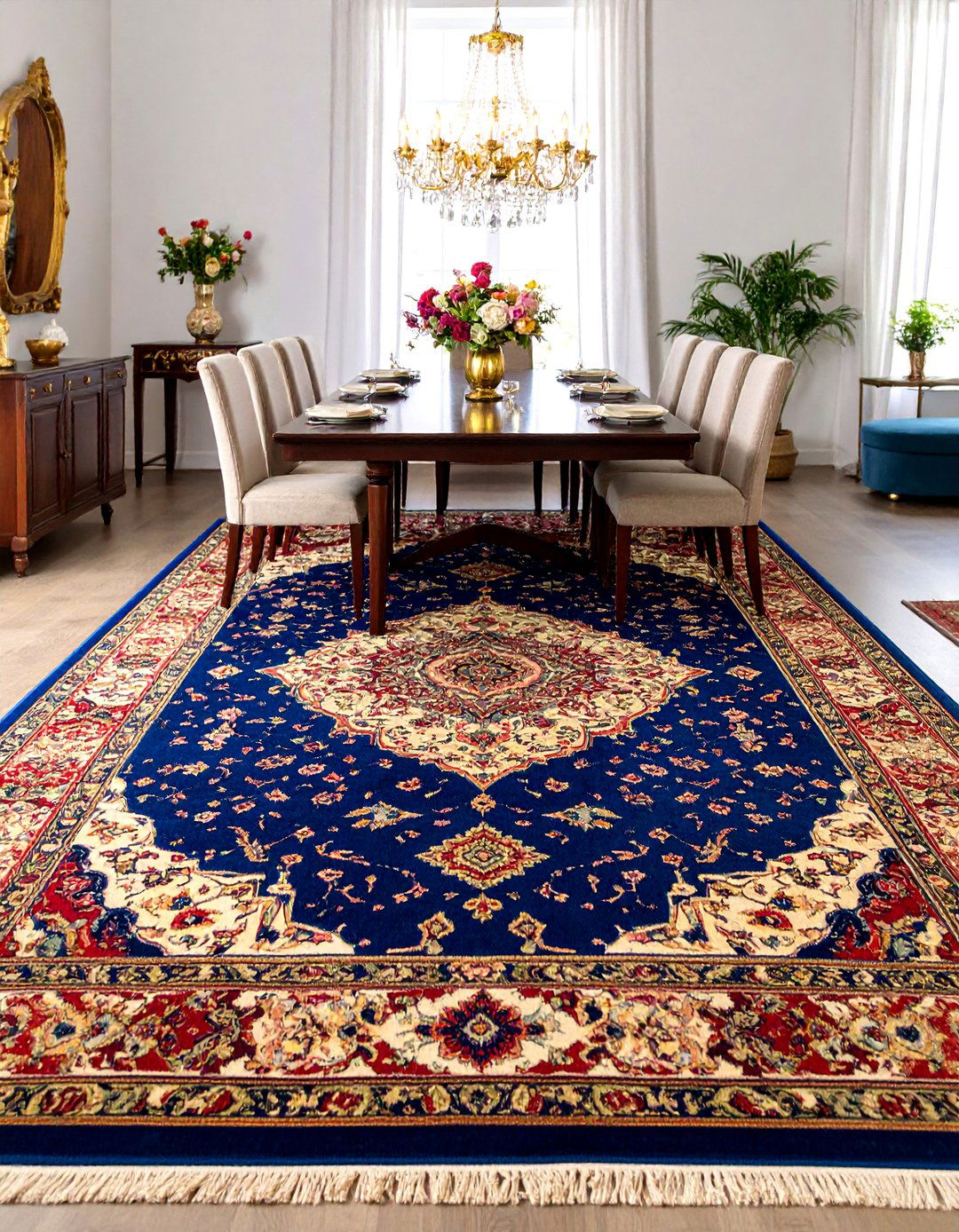 Medallion Center Boho Statement Rug - 25 Boho Rug Ideas