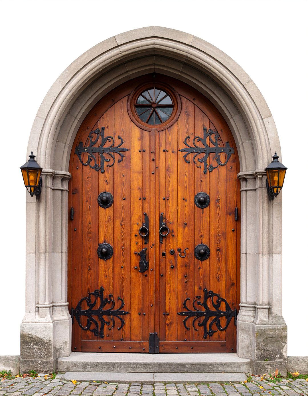 Medieval Tavern Door with Peephole - 25 Gothic Front Door Ideas