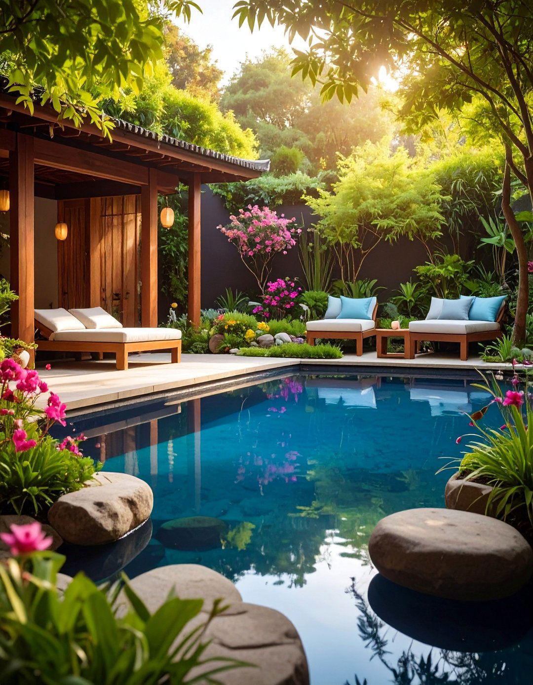 Meditation Garden Reflecting Pool - 25 Small Garden Reflecting Pool Ideas
