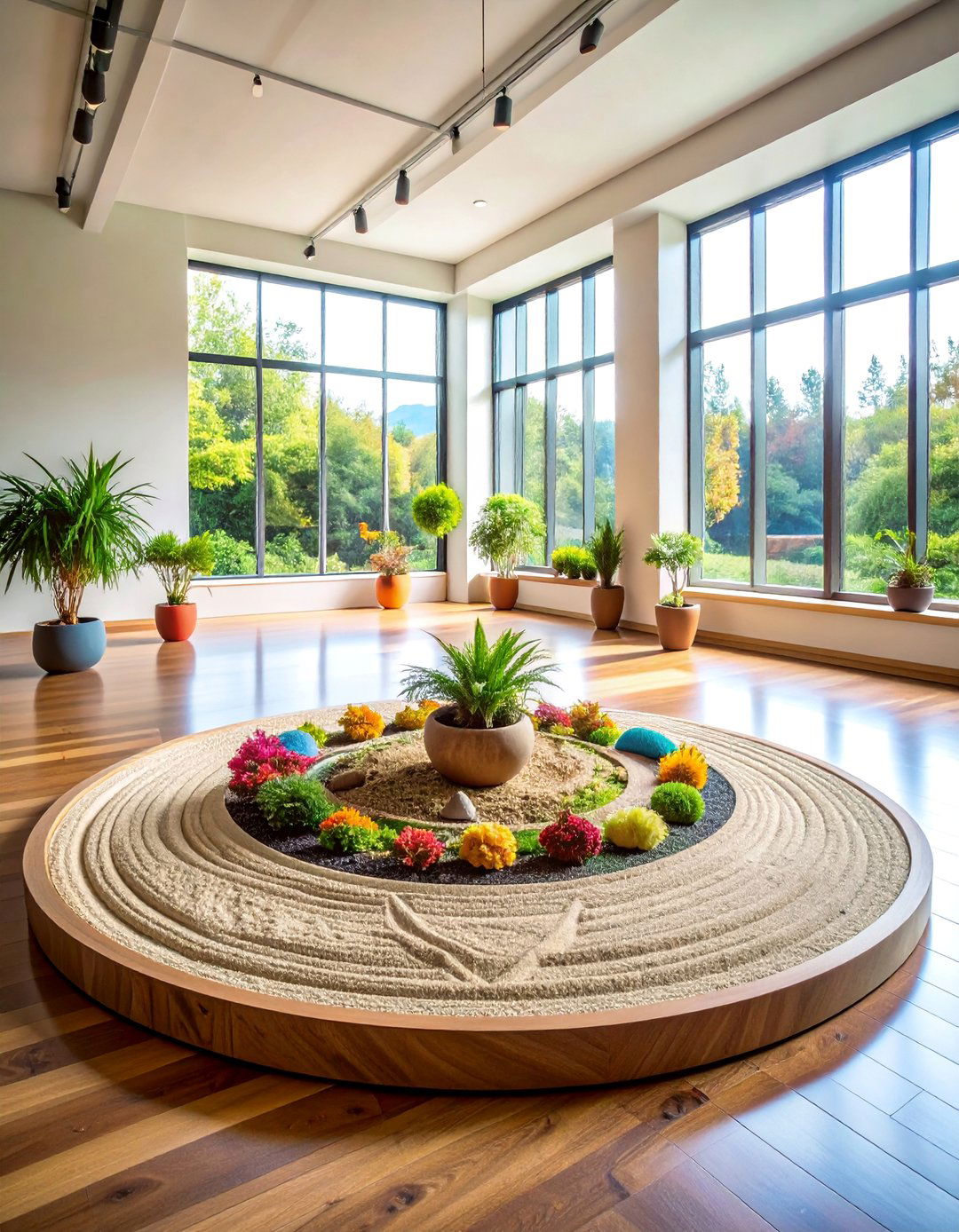 Meditation Mandala Sand Terrarium - 25 Terrarium Ideas