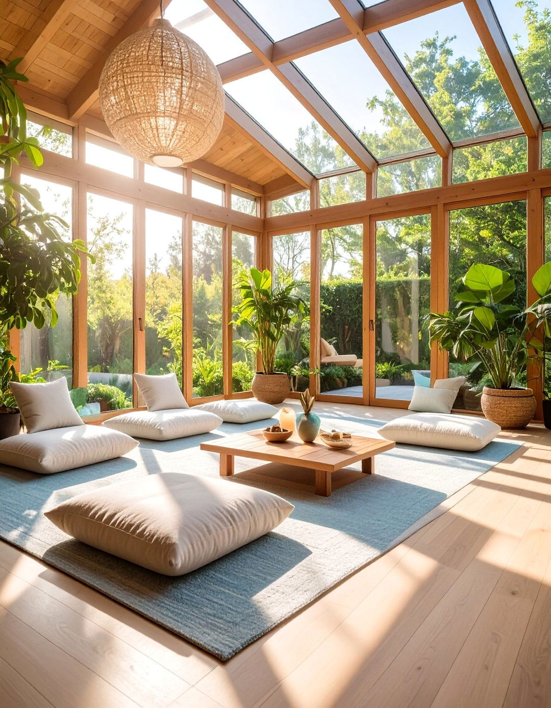 Meditation and Wellness Sanctuary - 25 Mid-century Modern Sunroom Ideas