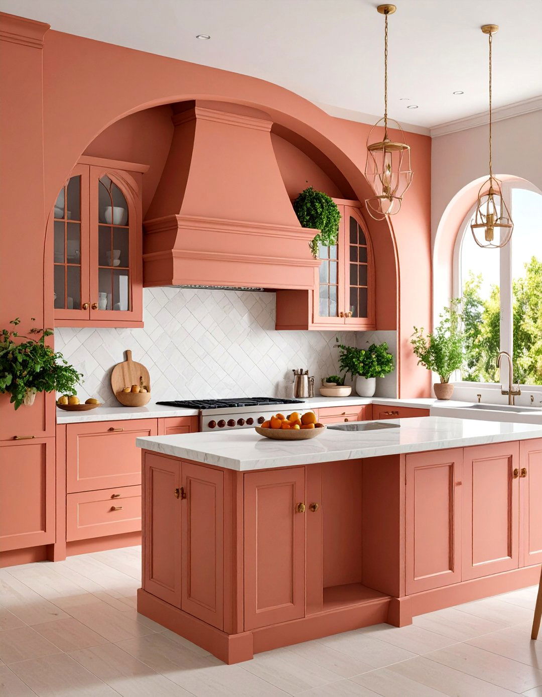Mediterranean Arched Niche Molding Treatment - 25 Wall Molding Ideas