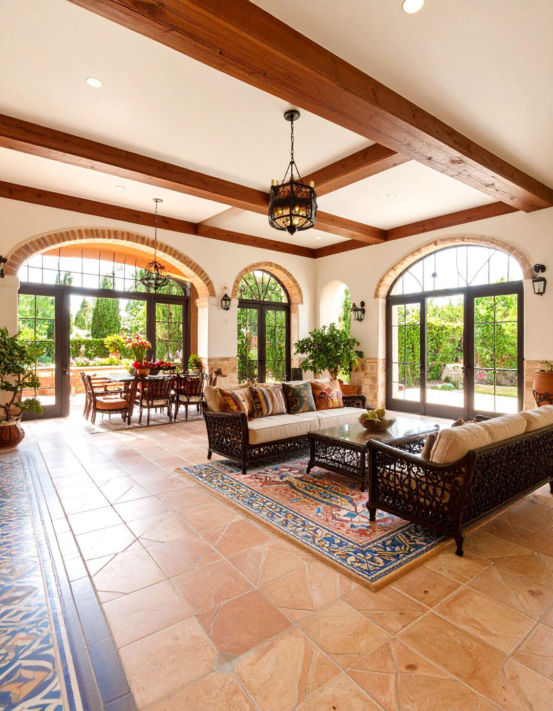 Mediterranean Charm Barndominium with Terracotta Accents - 25 Barndominium Interior Ideas