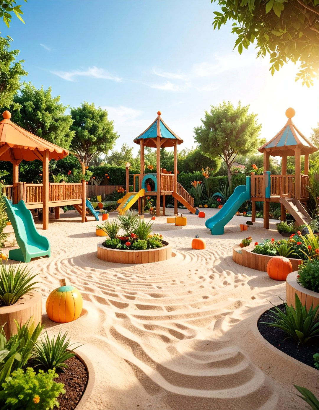Mediterranean Childrens Play Garden - 25 Mediterranean Garden Ideas