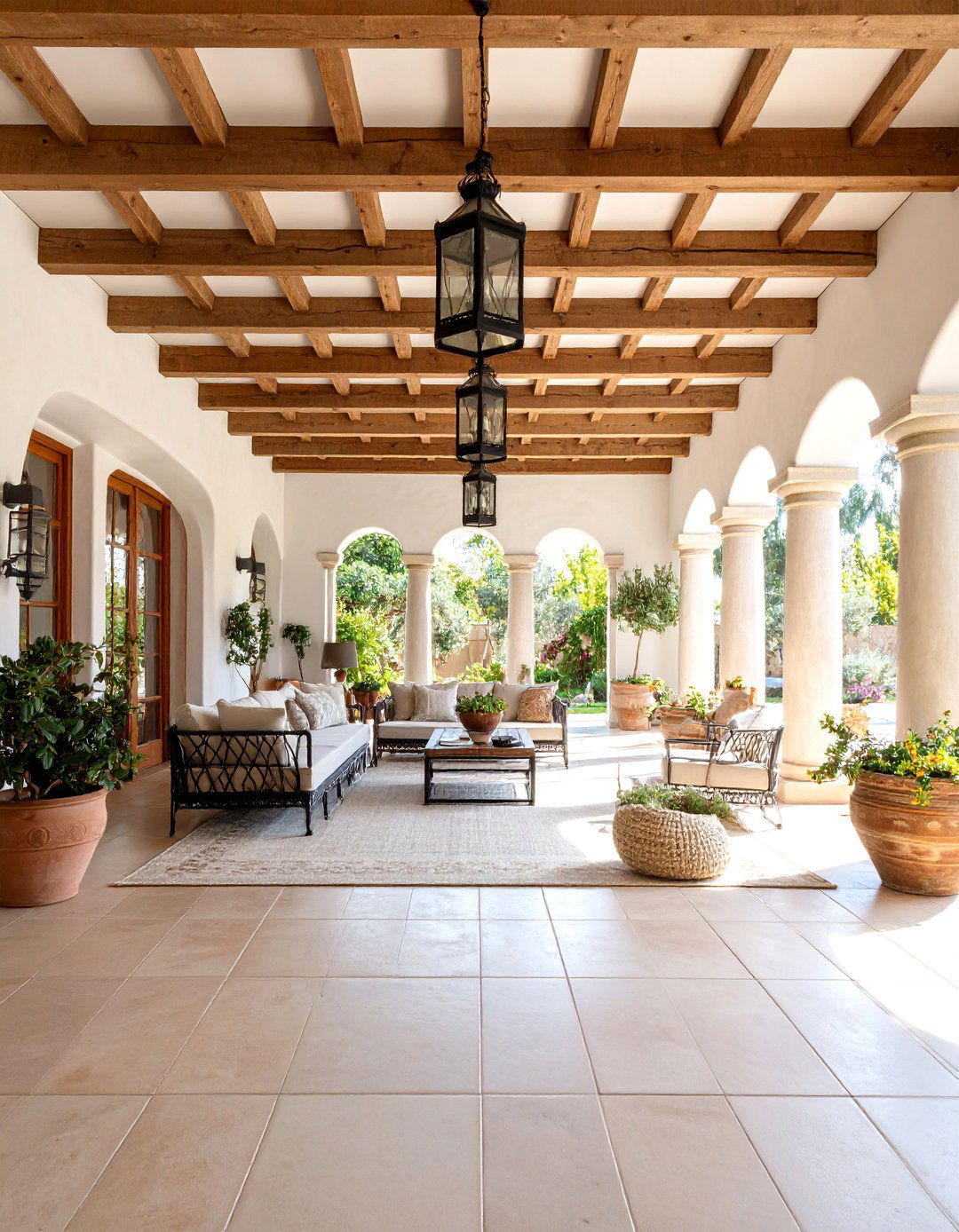 Mediterranean Coastal California Room with Terracotta Elements - 25 California Room Design Ideas