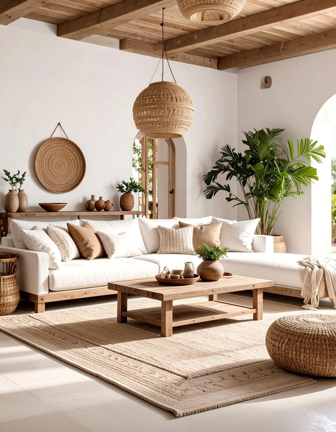 Mediterranean Coastal Living Room with Old World Influence - 25 Coastal Living Room Ideas