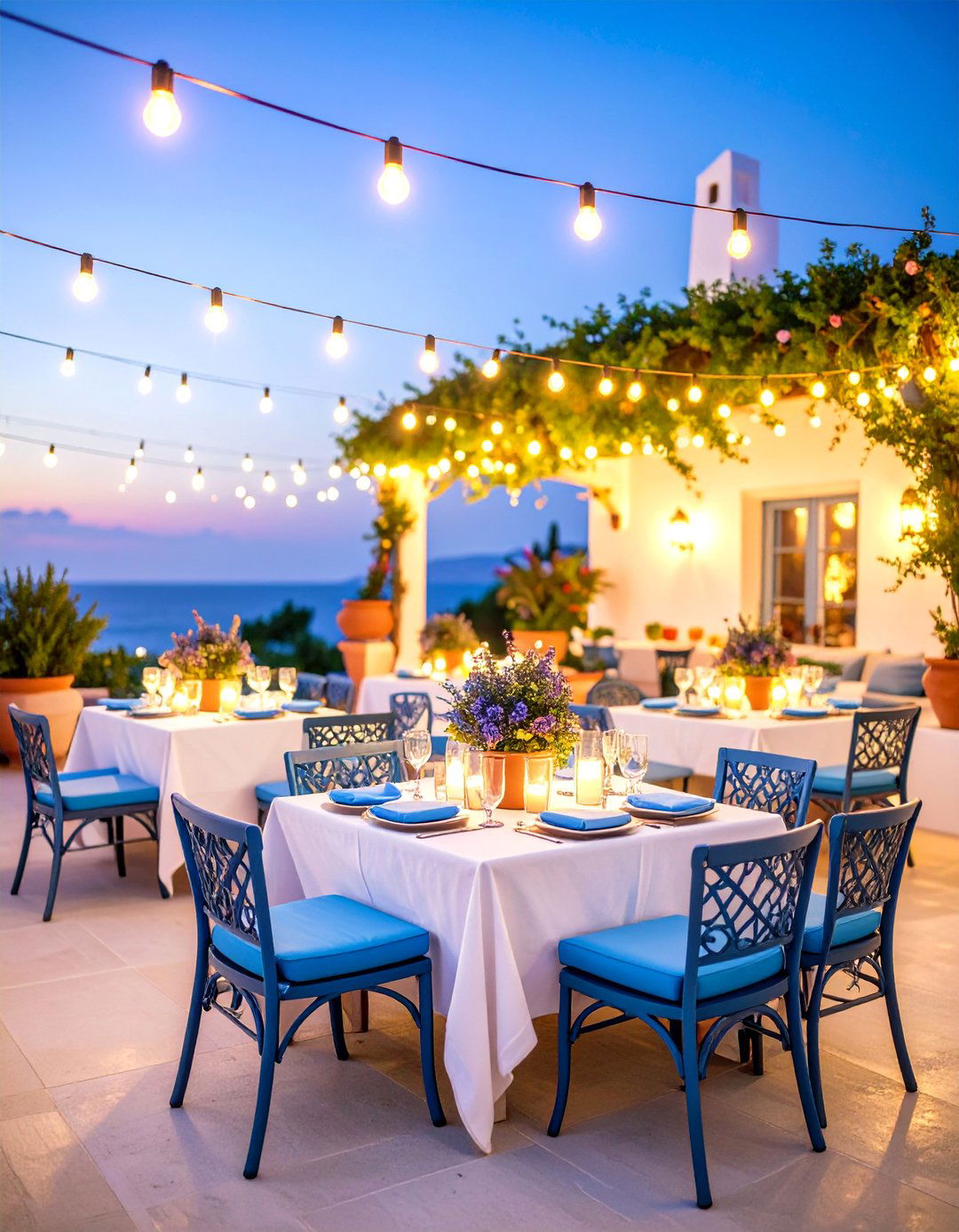 Mediterranean Coastal Villa - 25 Birthday Decoration Ideas