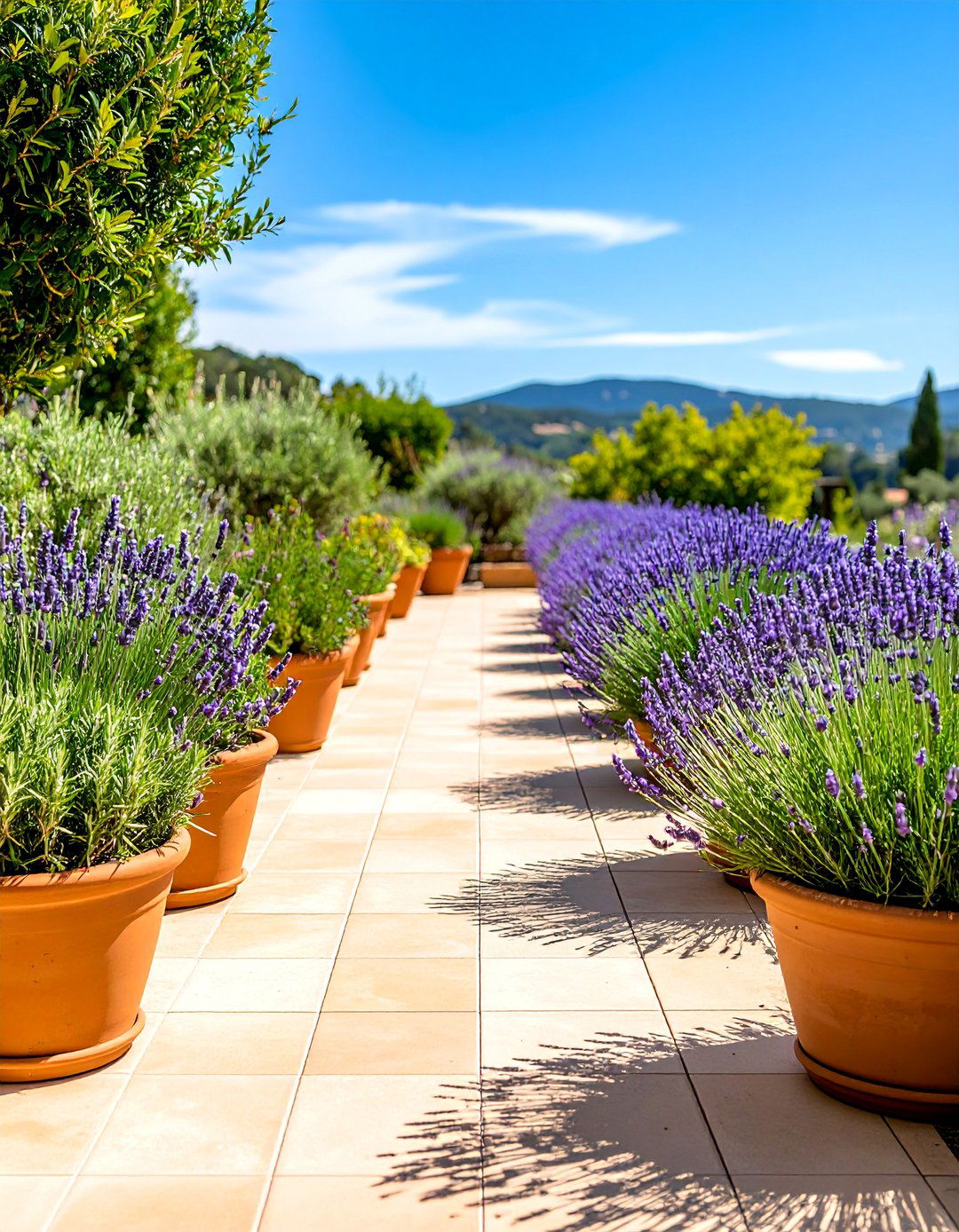 Mediterranean Drought Tolerant Garden - 25 Deck Decorating Ideas With Plants