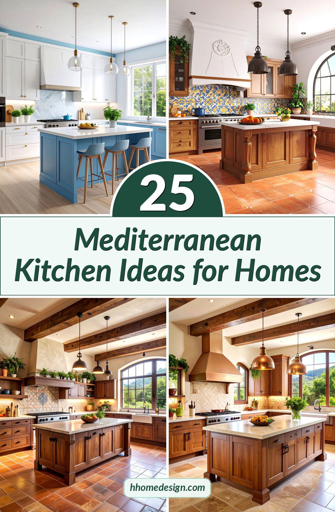 25 Mediterranean Kitchen Ideas for Homes