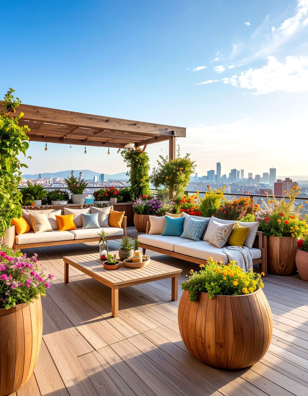 Mediterranean Roof Garden Retreat - 25 Mediterranean Garden Ideas