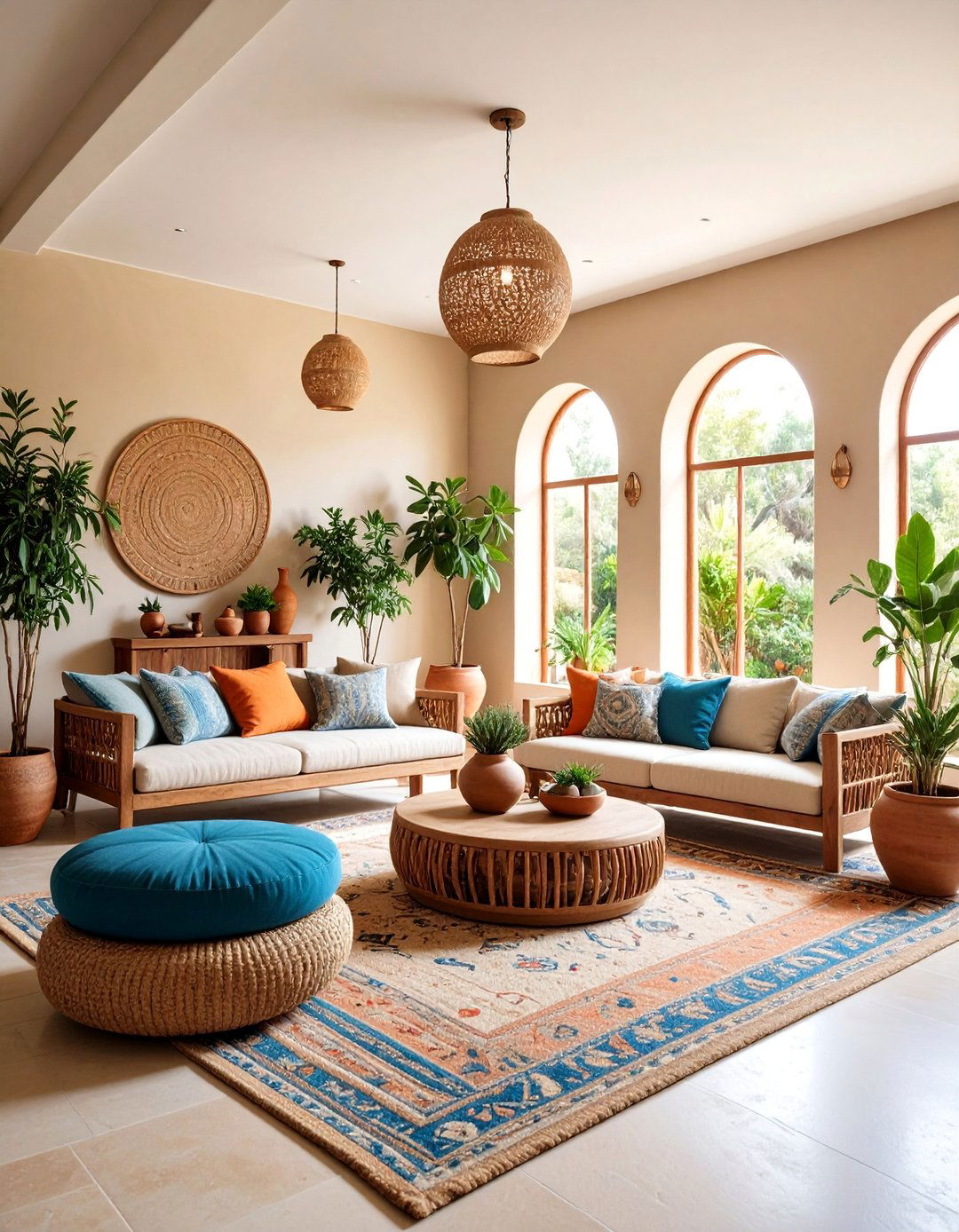 Mediterranean Therapist Room with Warm Earth Tones - 25 Therapist Room Ideas