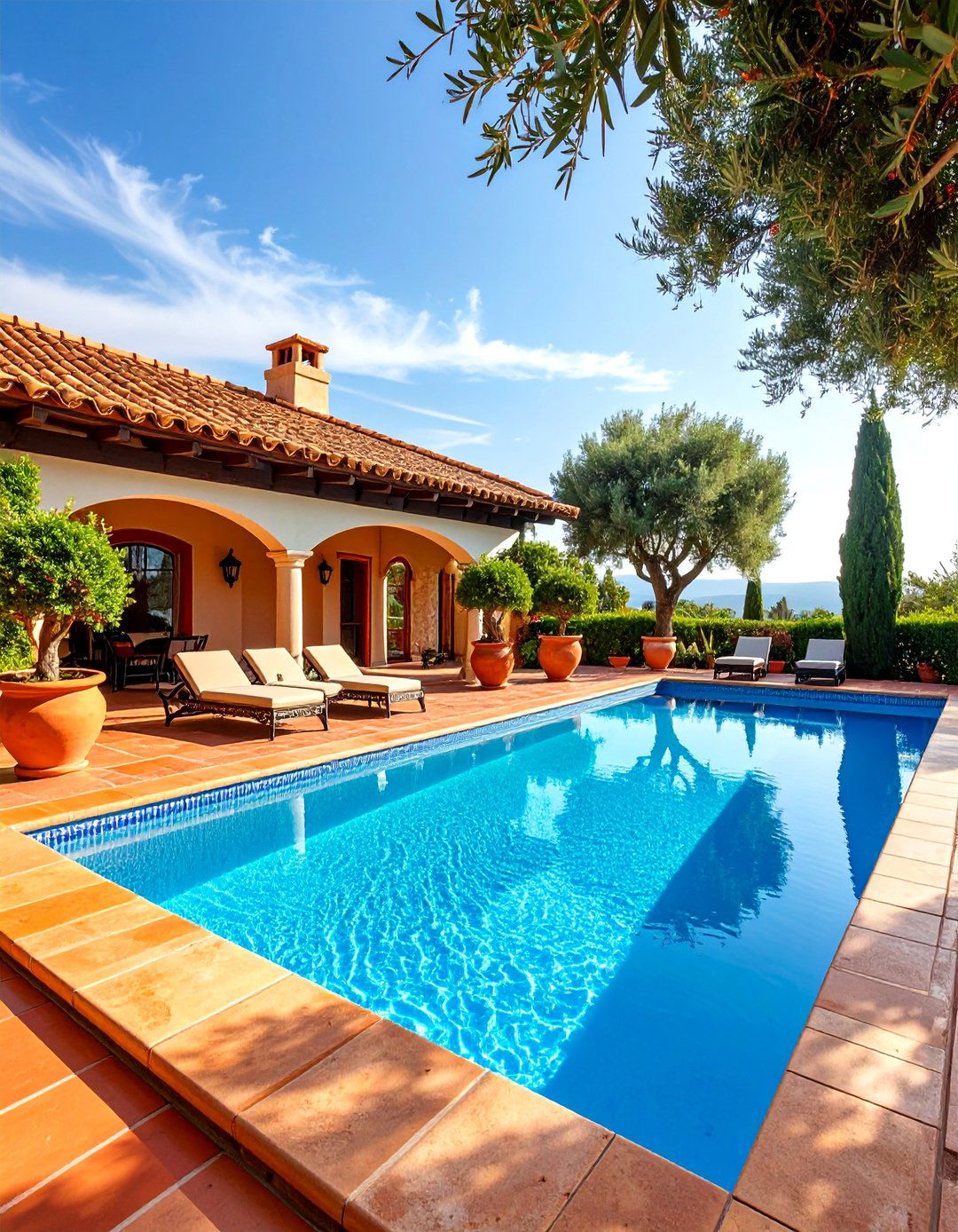 Mediterranean Villa Pool Retreat - 25 Pool Decor Ideas