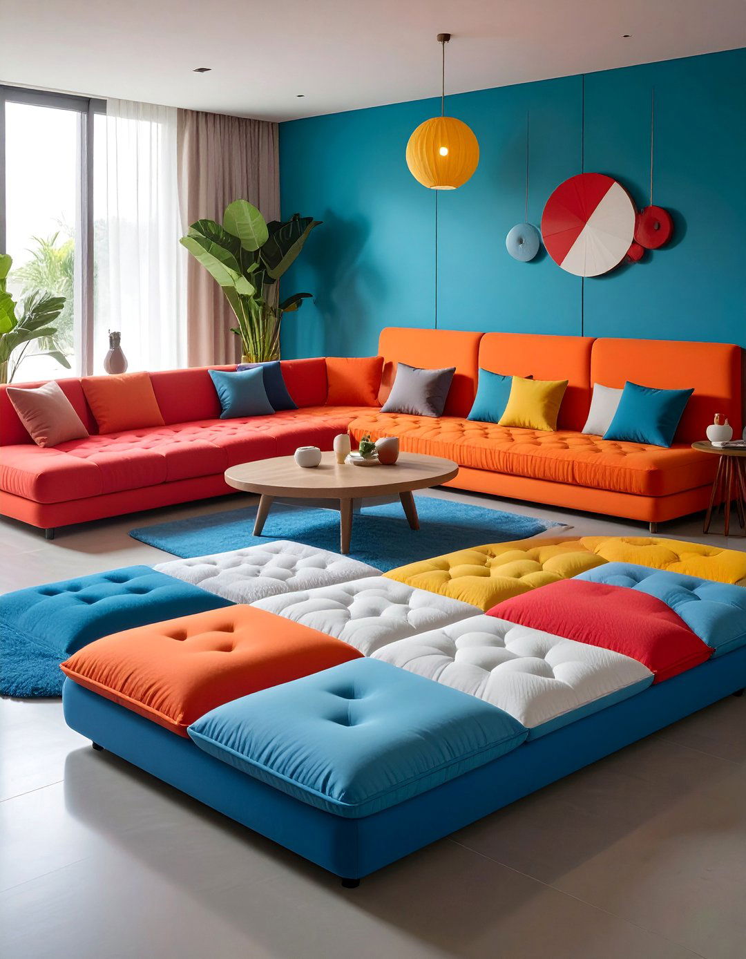 Memory Foam Floor Mattress Daybed - 25 Floor Seating Ideas