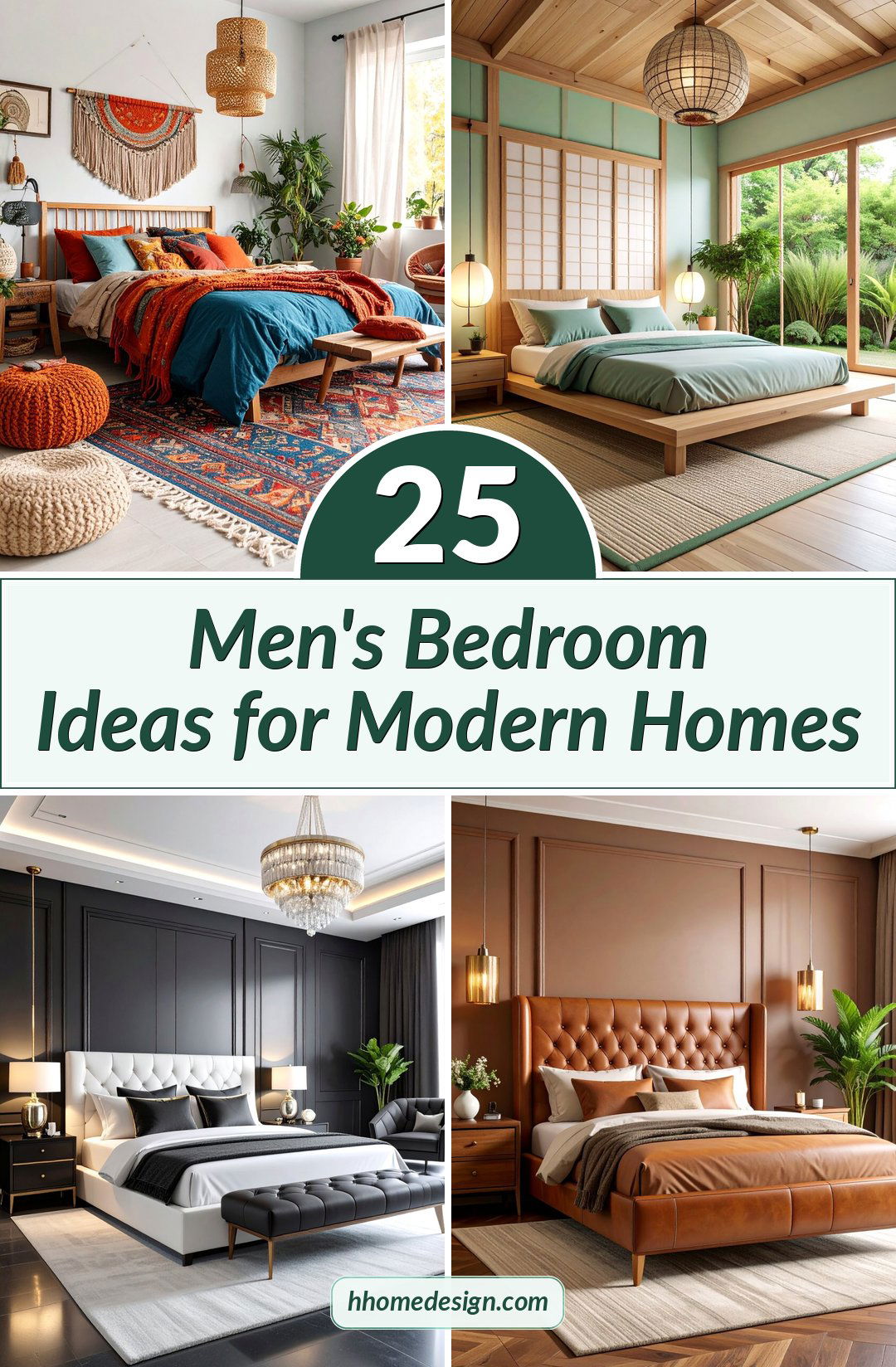 25 Men's Bedroom Ideas for Modern Homes