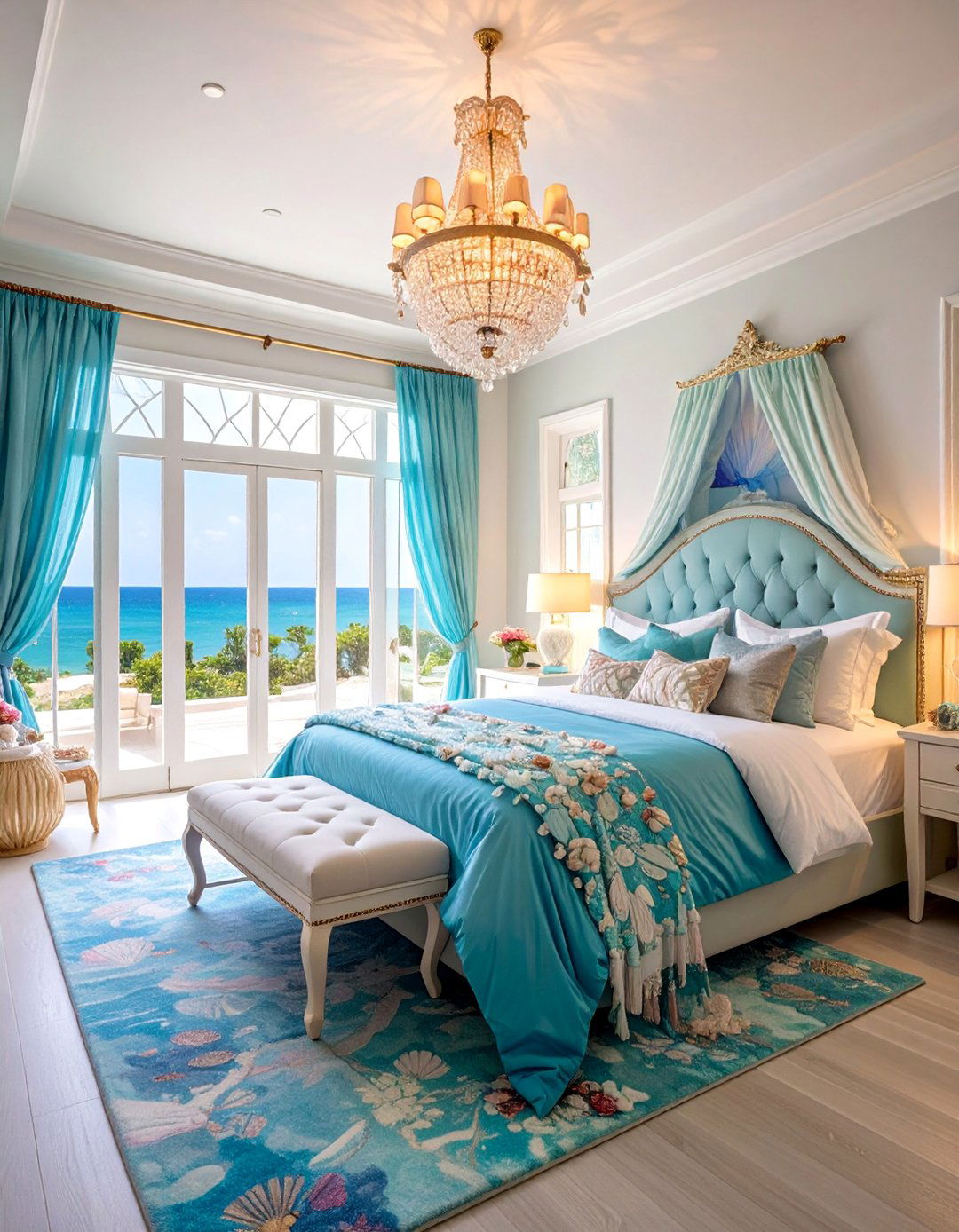 Mermaid and Ocean Fantasy Bedroom