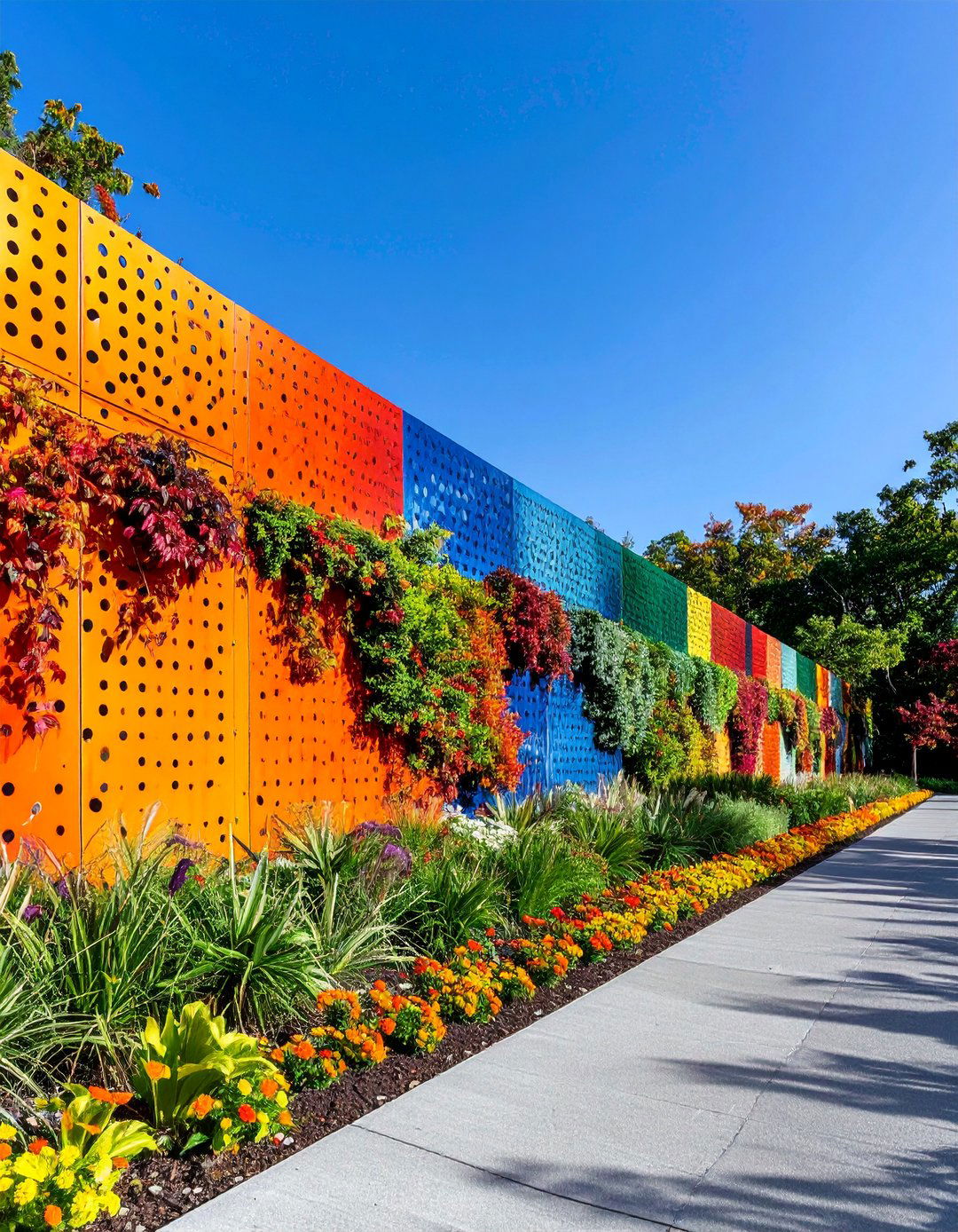 Metal Panel Sculptural Statements - 25 Modern Garden Edging Ideas