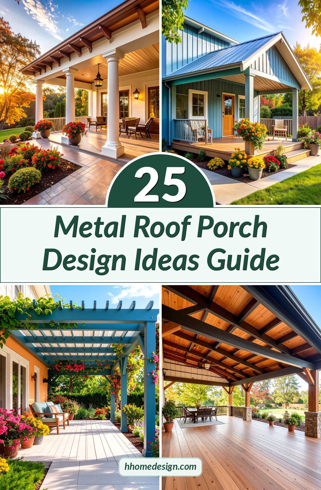 25 Metal Roof Porch Design Ideas Guide