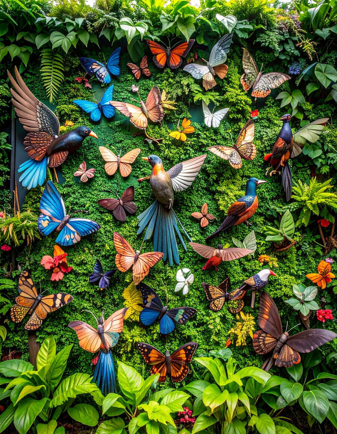 Metal Wildlife Wall Sculpture Collection - 25 Outdoor Wall Decor Ideas