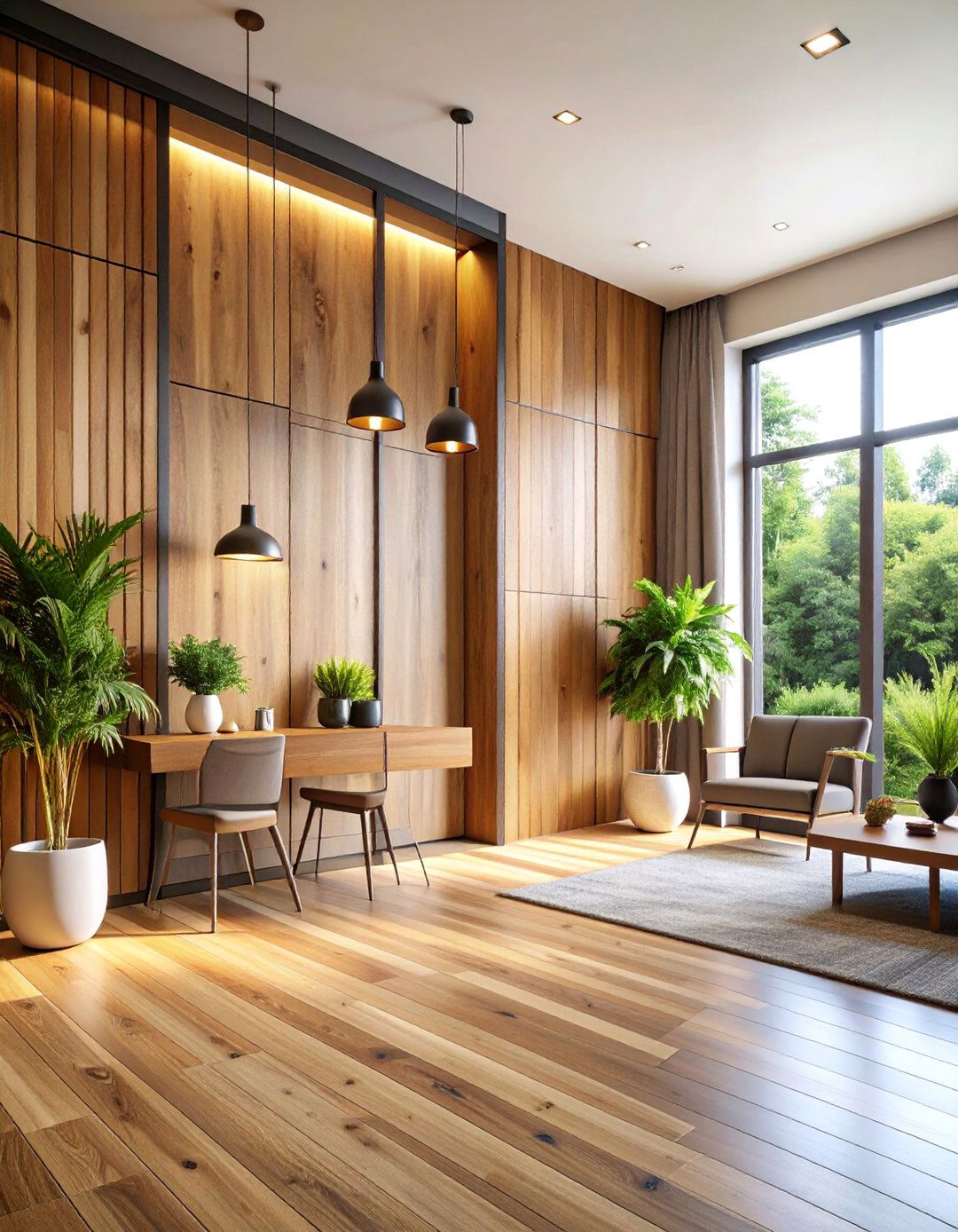 Metal and Wood Half Wall - 25 Half Wall Ideas