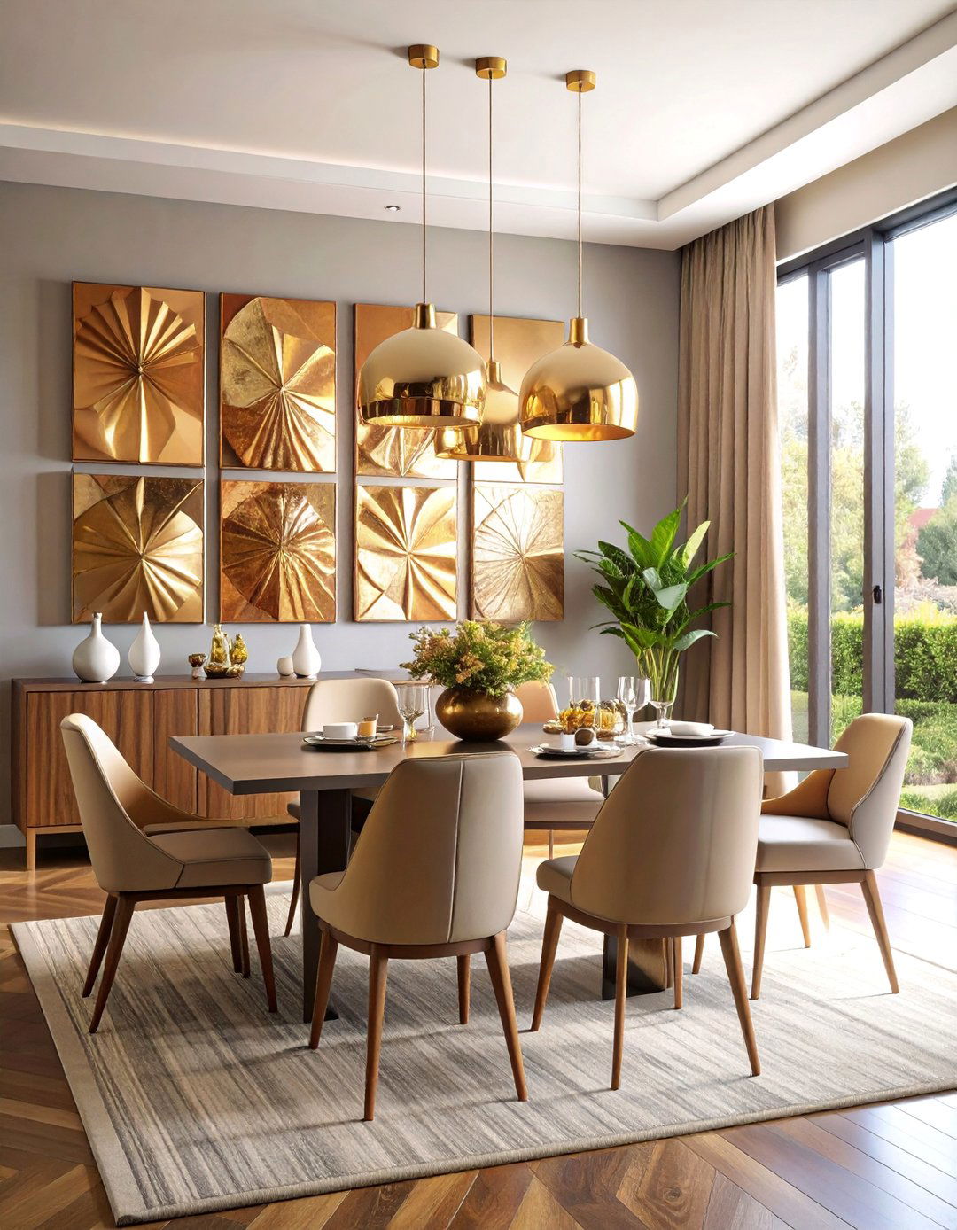 Metallic Wall Art Collection - 25 Blank Wall Ideas