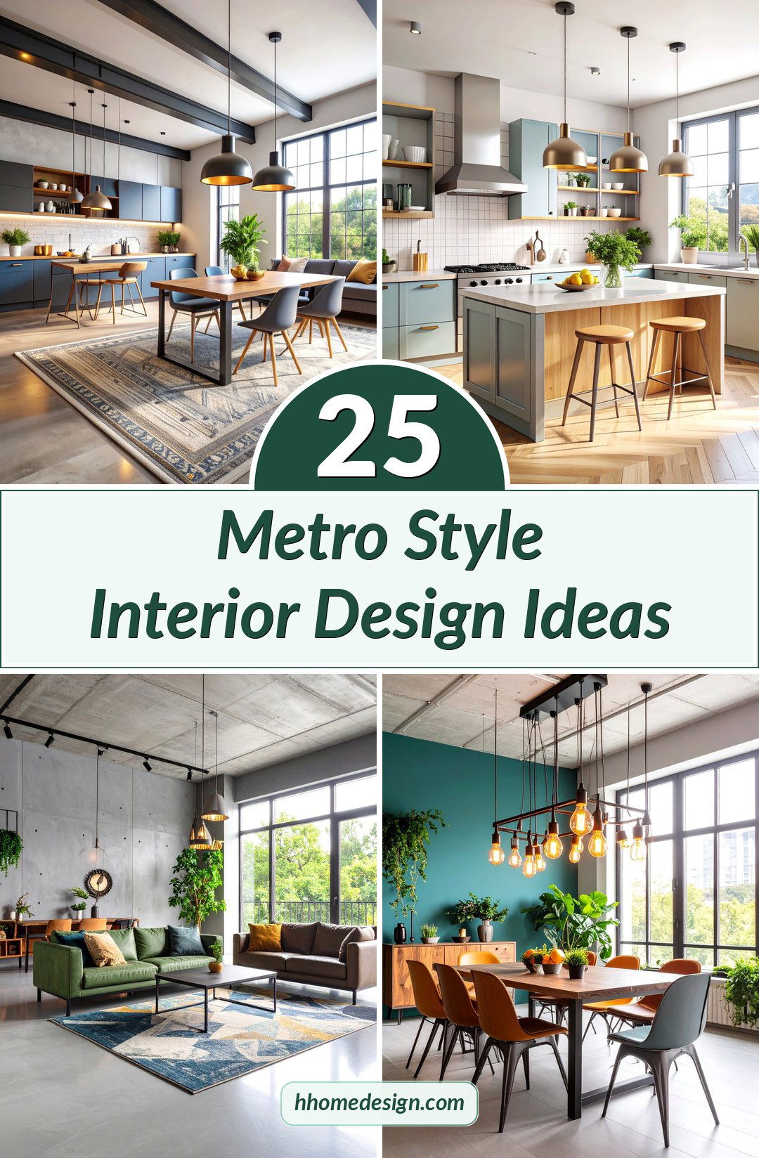25 Metro Style Interior Design Ideas