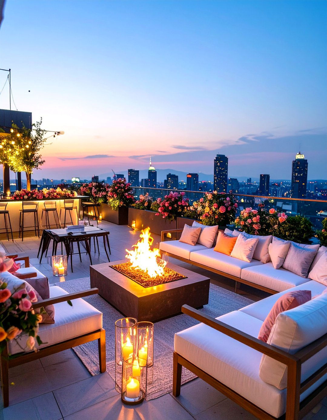 Metropolitan Rooftop Lounge - 25 Glamorous Wedding Ideas