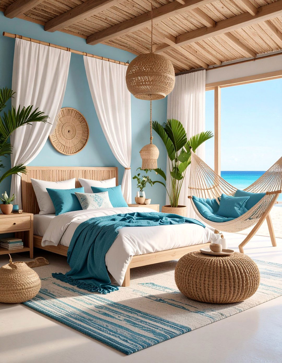 Mexican Beach House Casual Bedroom - 25 Mexican Bedroom Ideas