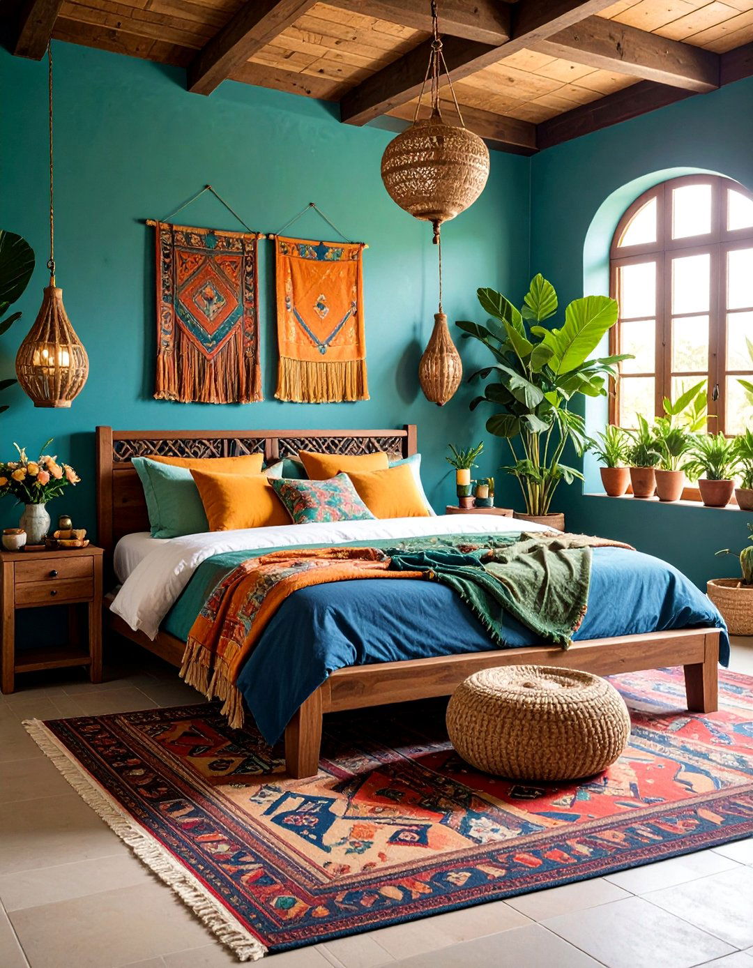 Mexican Monastery Peaceful Retreat Bedroom - 25 Mexican Bedroom Ideas