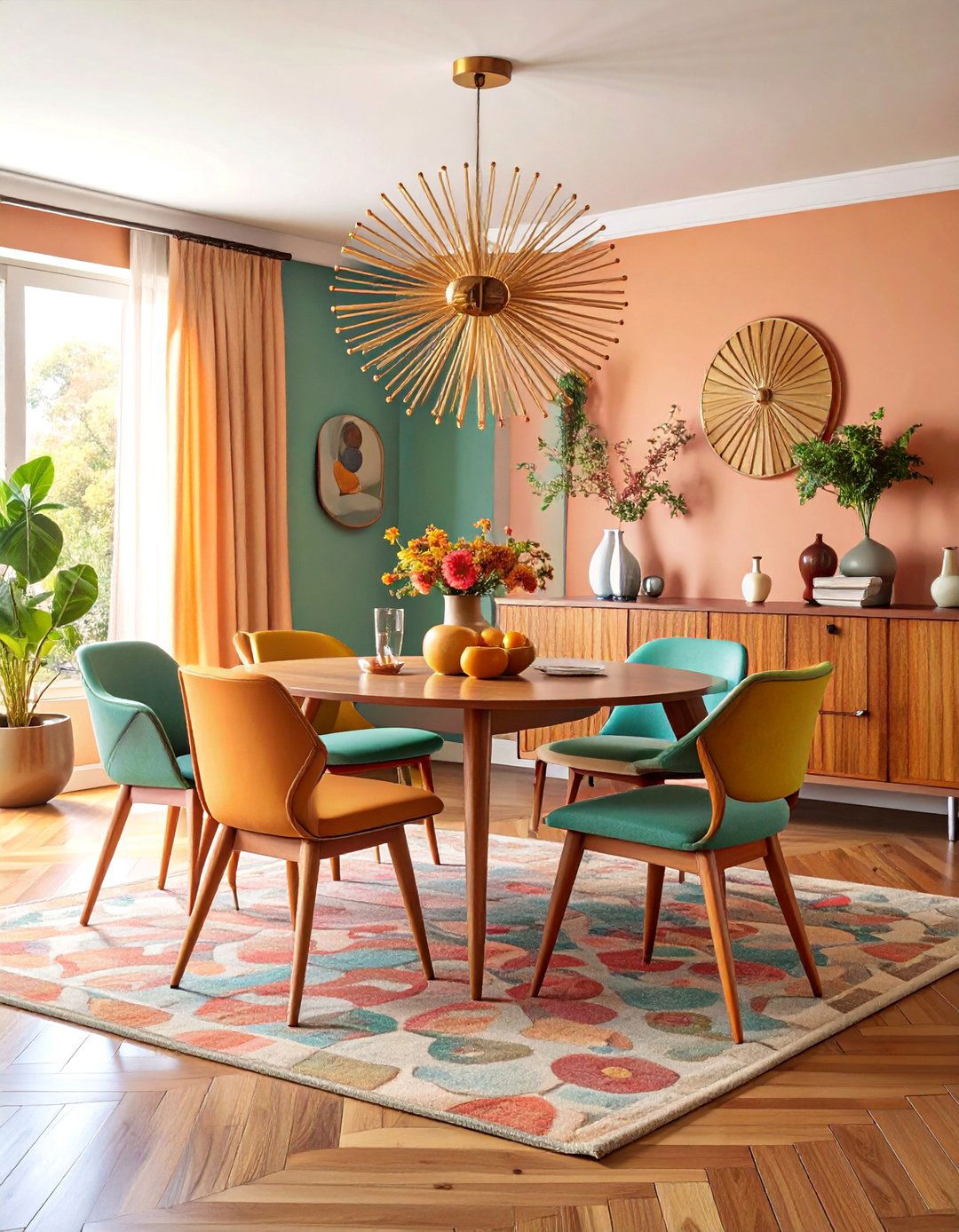 Mid Century Curved Lines - 25 Dining Room Ideas