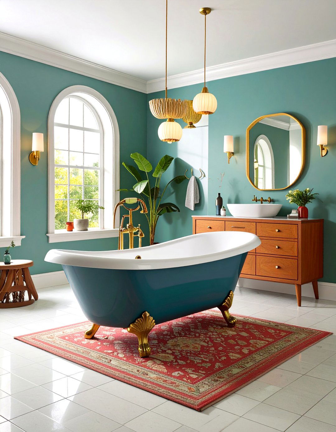Mid Century Modern Bathroom - 25 Cozy Bathroom Ideas