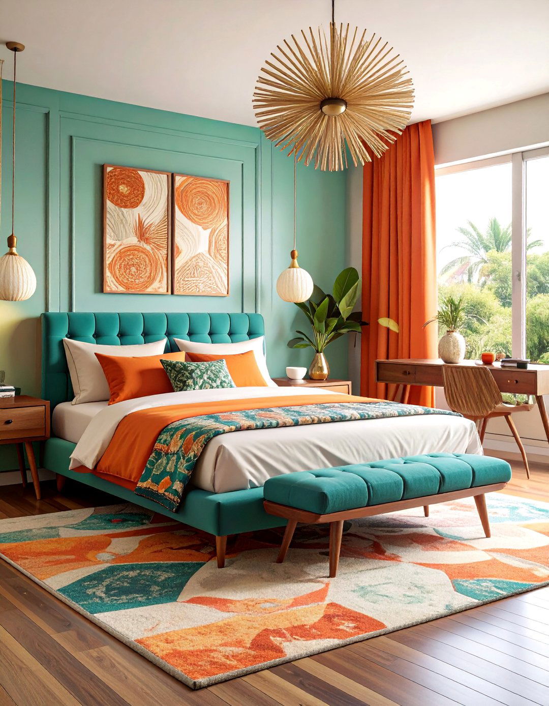 Mid Century Modern Bedroom with Atomic Age Elements - 25 Dreamy Bedroom Design Ideas