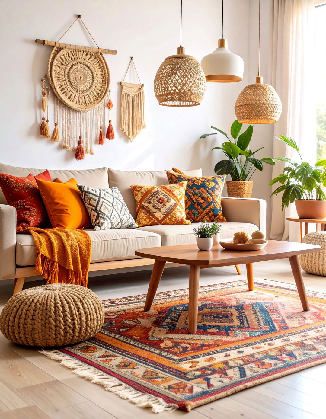 Mid Century Modern Boho Living Room - 25 Minimalist Modern Boho Living Room Ideas