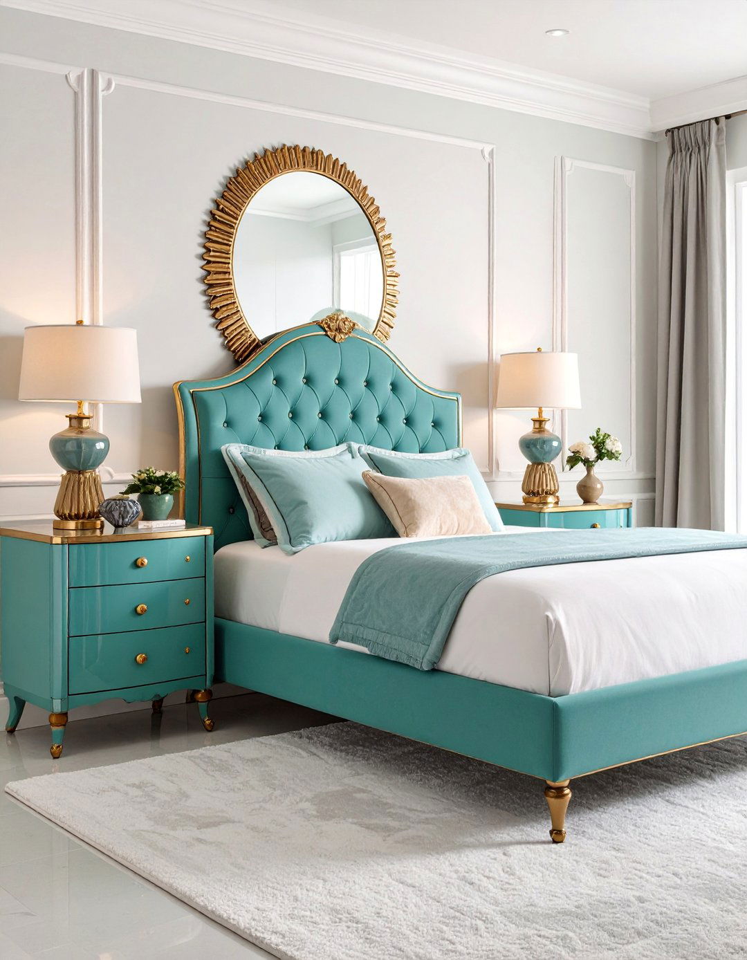 Mid Century Modern Dresser Arrangement with Retro Flair - 25 Dresser Decor Ideas