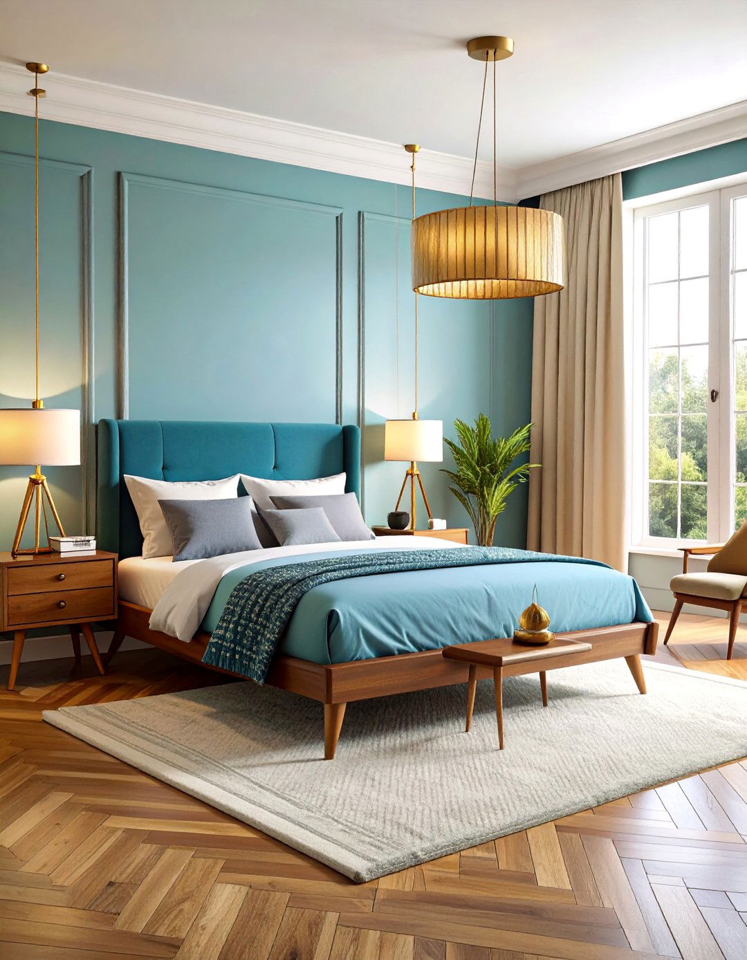 Mid Century Modern Floor Lighting - 25 Bedroom Lighting Ideas