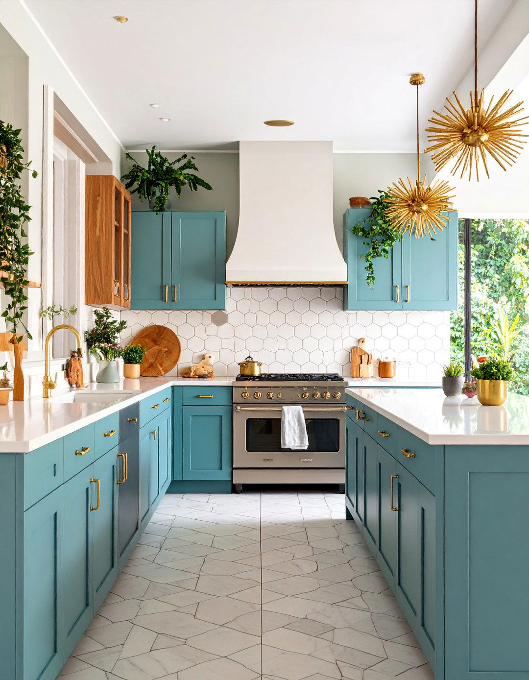 Mid Century Modern Galley Kitchen - 25 Galley Kitchen Ideas