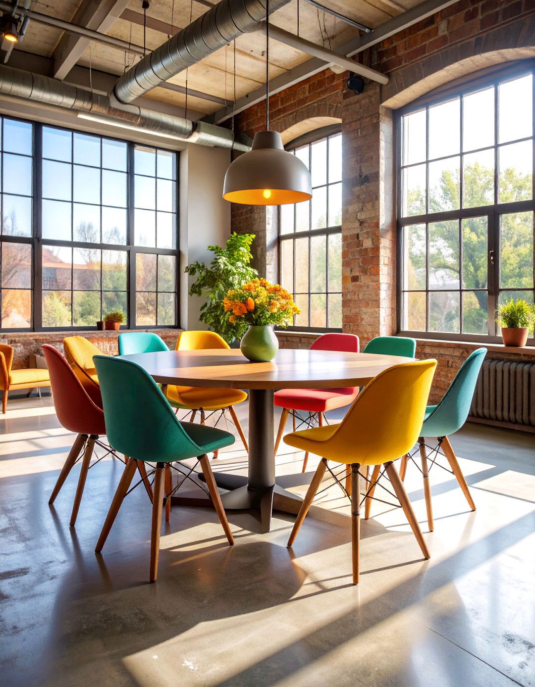 Mid Century Modern Loft Dining Area - 25 Mid-century Modern Dining Rooms