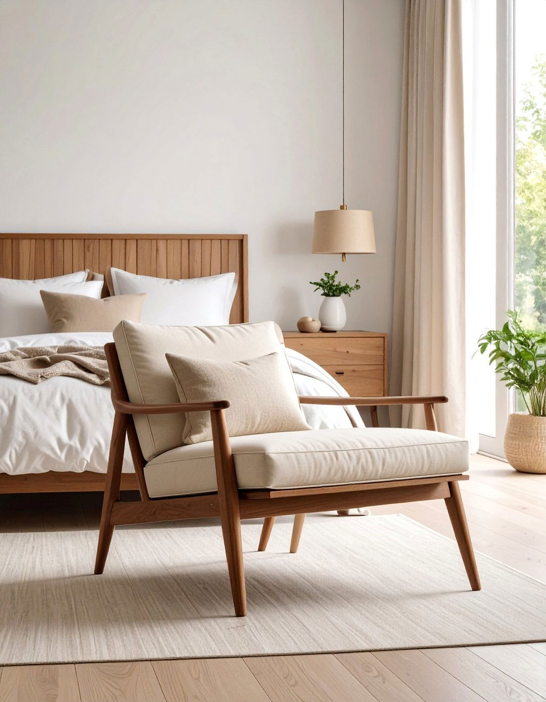 Mid Century Modern Lounge Chair - 25 Bedroom Chair Ideas