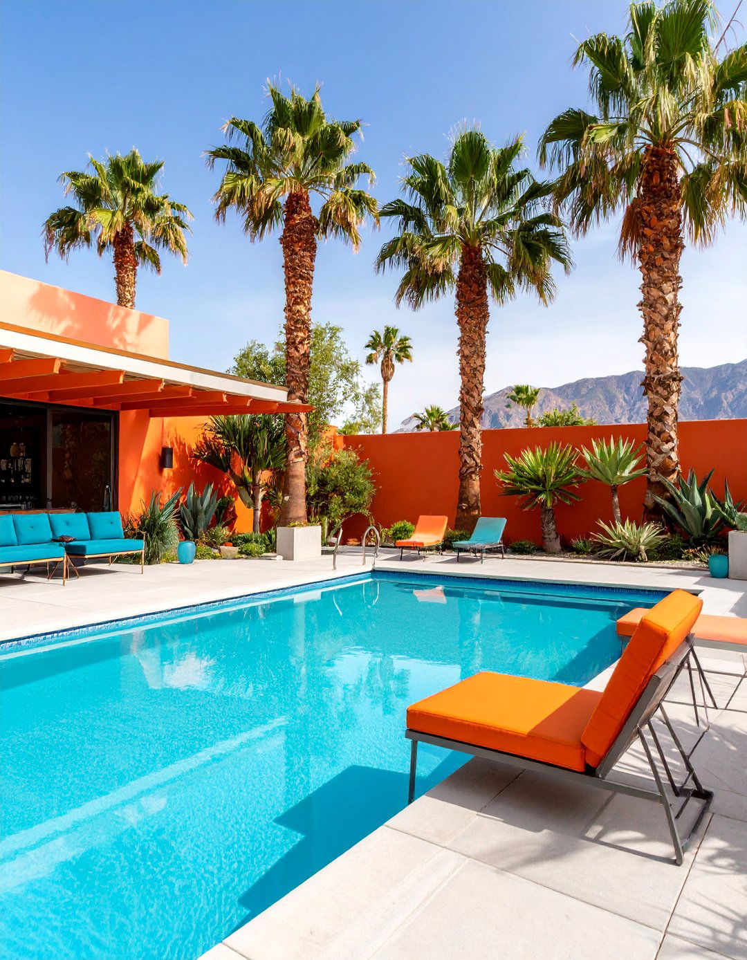 Mid Century Modern Palm Springs Style - 25 Outdoor Decor Ideas