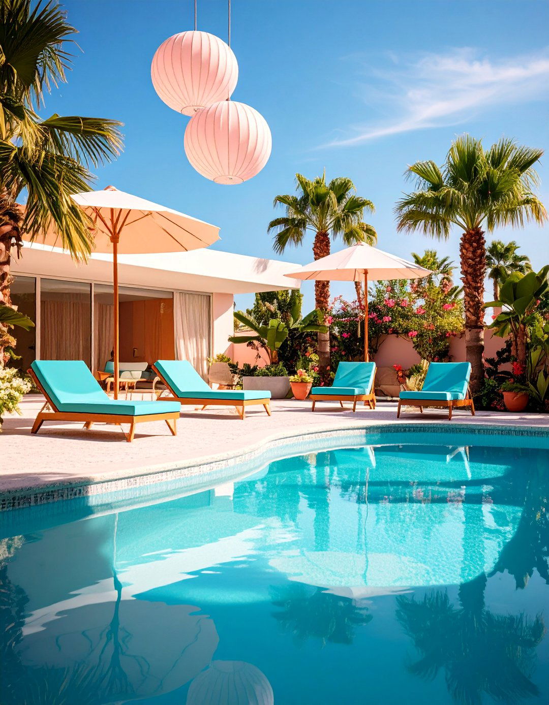 Mid Century Modern Pool Retreat - 25 Pool Decor Ideas