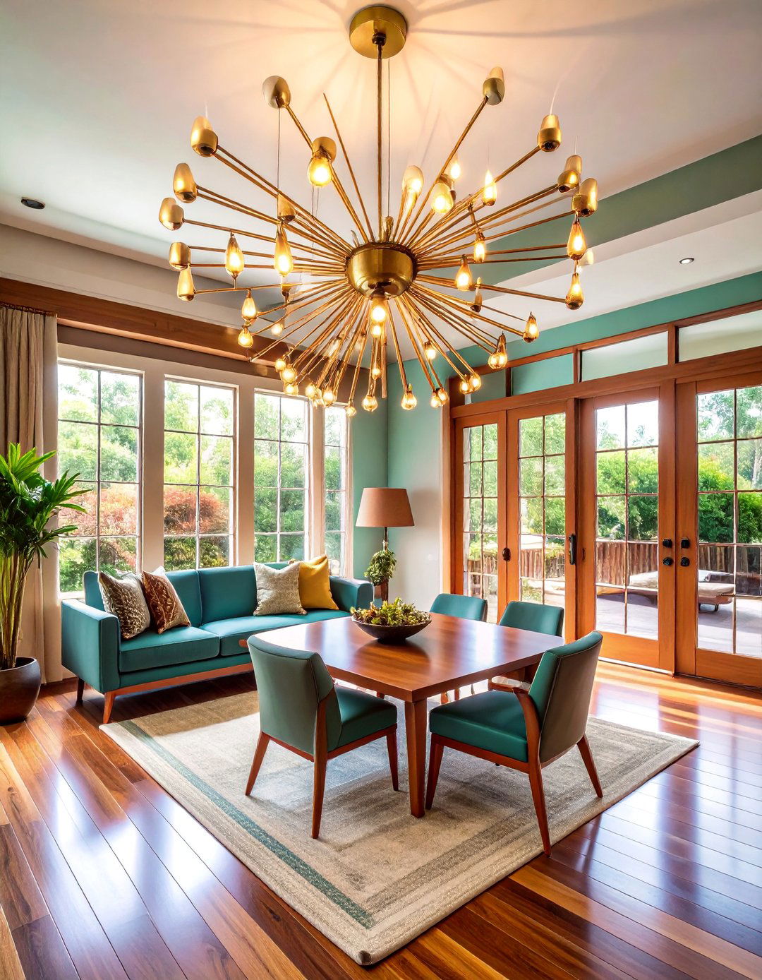 Mid Century Modern Sputnik Chandelier - 25 Entryway Lighting Ideas