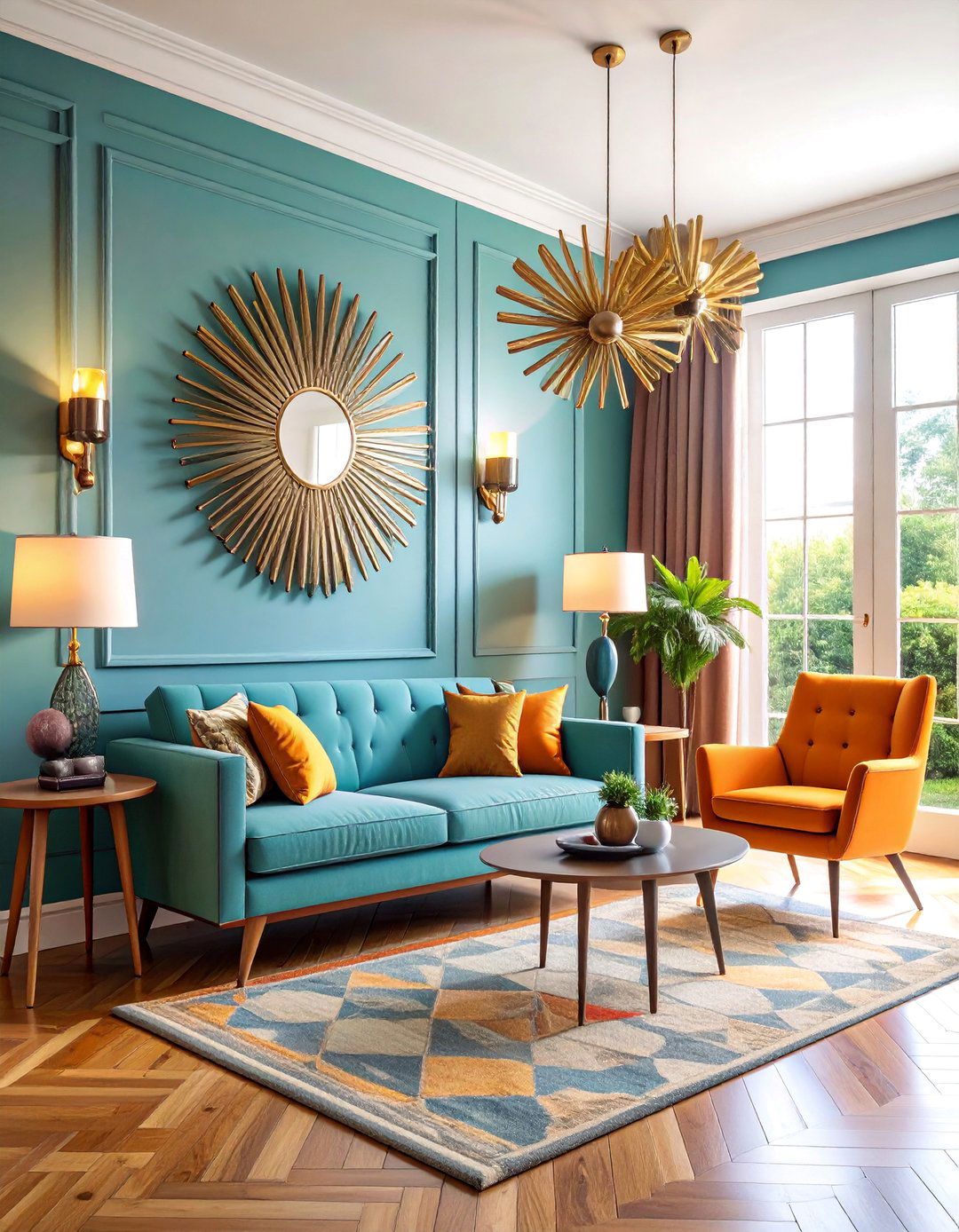 Mid Century Starburst Wall Sconces - 25 Entryway Lighting Ideas