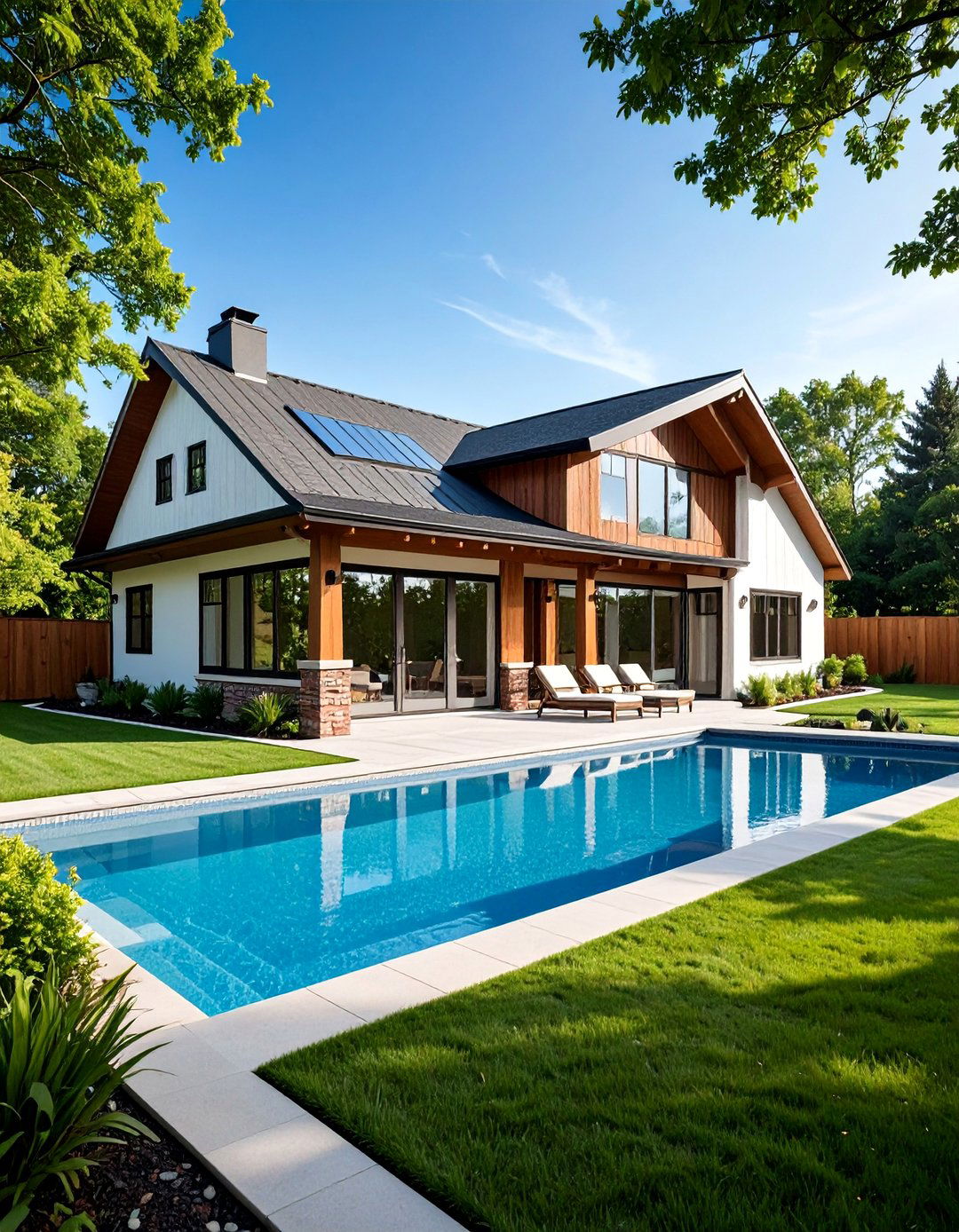 Mid Century Twist Modern Cape Cod House with Low Shed Dormers - 25 Modern Cape Cod House Ideas