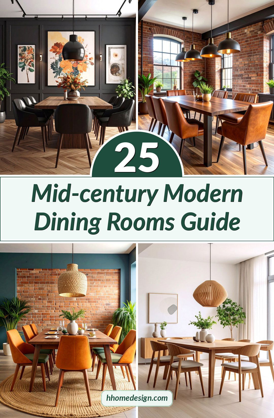 25 Mid-century Modern Dining Rooms Guide