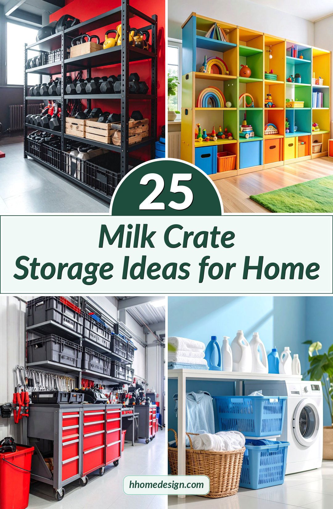 25 Milk Crate Storage Ideas for Home