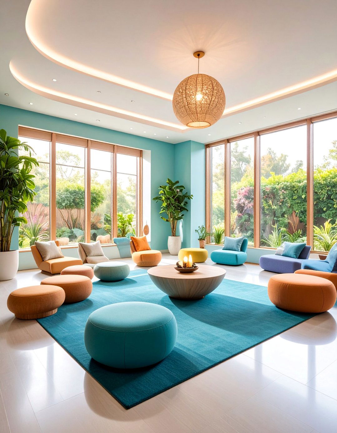 Mindful Symmetry Office with Balanced Energy - 25 Therapist Office Decor Ideas