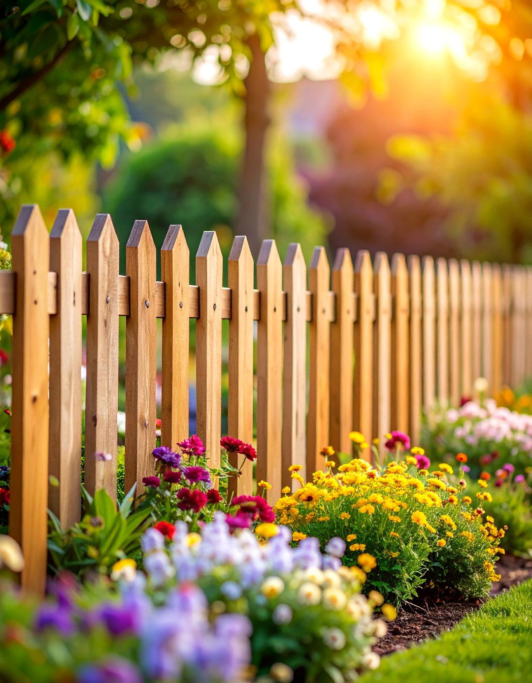 Mini Board on Board for Garden Sections - 25 Board on Board Fence Ideas